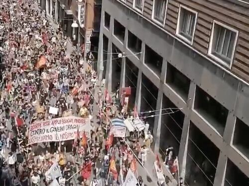 Per la sinistra il 25 aprile vale tutto. Assembramenti e rave alla faccia del Covid