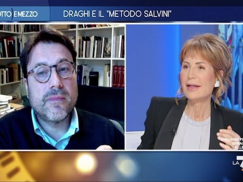 Delirio di Tomaso Montanari a Otto e mezzo: “Il consenso a Salvini? Anche Hitler…”. Dichiarazioni choc sulla Lega