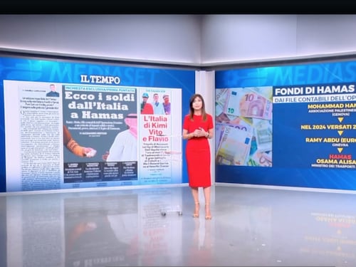 Finanziamenti ad Hamas, il TG4 porta in tv l'inchiesta de Il Tempo. “Potenziale dirompente”