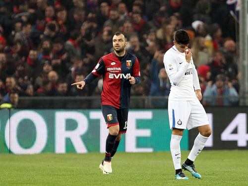 L'Inter affonda a GenovaE la Roma ora è terza