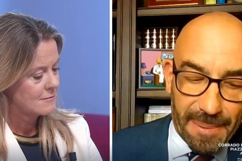 Tagadà, Bassetti fa i complimenti a Beatrice Lorenzin. La reazione è da vedere