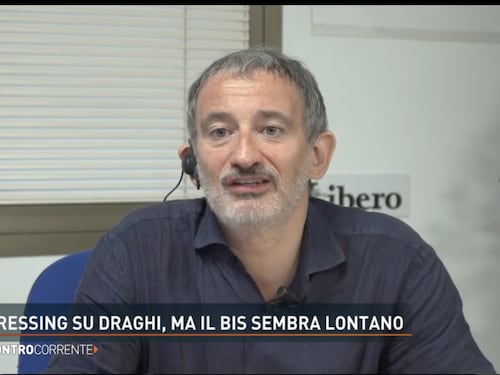 Controcorrente, Pietro Senaldi cancella l'ipotesi Draghi bis: “Perché nessuno lo convincerà"