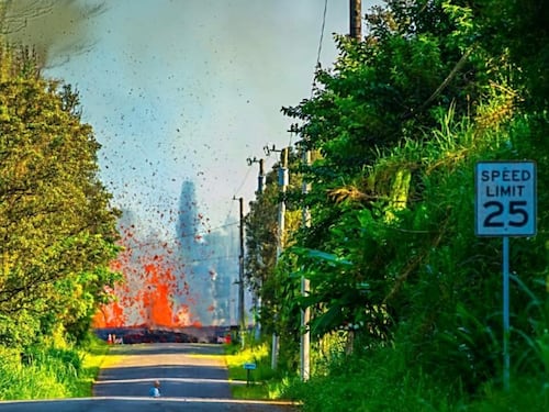 Eruzione del vulcano e terremoto. Apocalisse alle Hawaii
