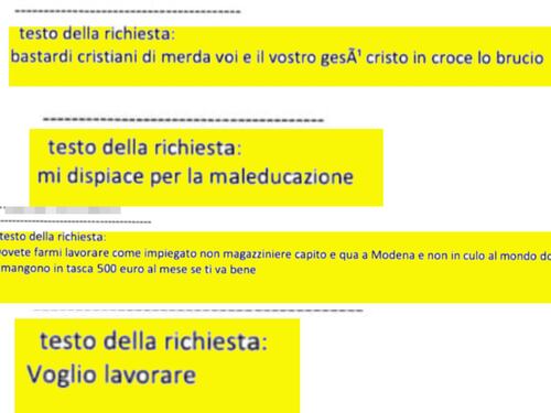 Modena, altro che matto... “Brucio Gesù, cristiani di m***a”, le mail choc di El Koudri
