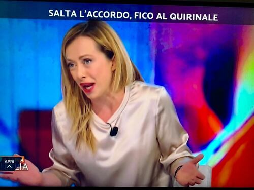 Giorgia Meloni: tifo contro Conte ma questi vogliono solo poltrone