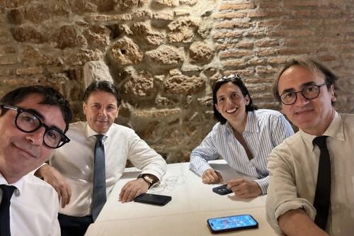 Foto del campo largo. Renzi escluso: "Io arrabbiato? No, quella è la sinistra-sinistra"