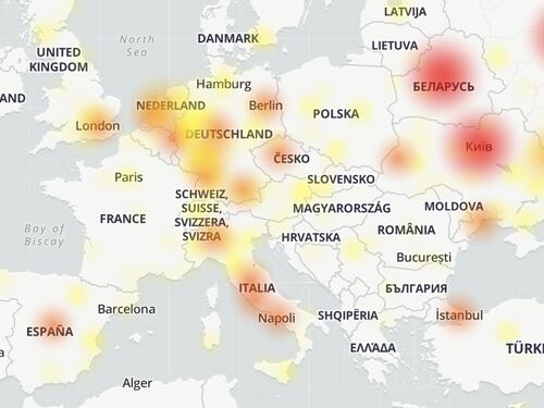 Telegram down, l'app dei messaggi criptati non va. La mappa del crash