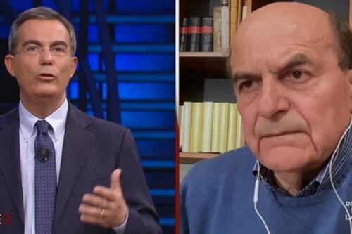 DiMartedì, Floris blocca Bersani: "È questa la forza di Giorgia Meloni". Gelo in studio