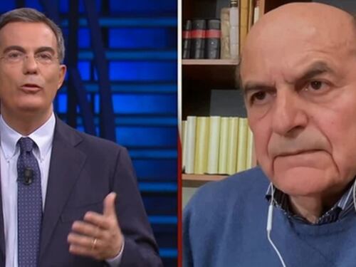 DiMartedì, Floris blocca Bersani: "È questa la forza di Giorgia Meloni". Gelo in studio