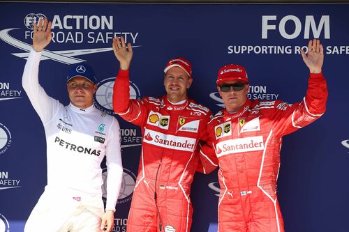 Gp d'Ungheria, la Ferrari è super: prima fila tutta rossa
