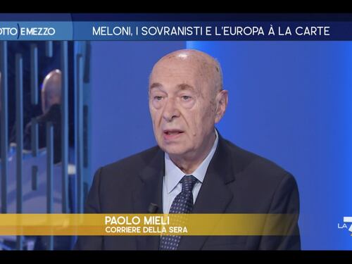 Otto e mezzo, Mieli boccia la lentezza dell’Ue: vertice insignificante