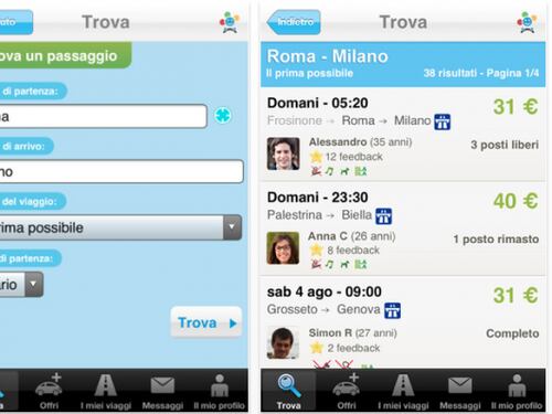 BlaBlaCar, il viaggio è social