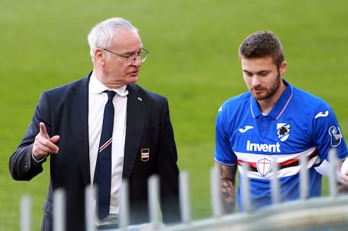 Ranieri: un giocatore della Samp è tornato positivo