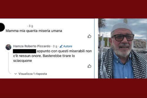 Hamza Piccardo, chi è l'islamista che ci attacca: "Il Tempo? Miserabili basta tirare lo sciacquone"