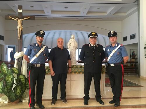 Ritrovata in un canneto la statua della Madonna di Medjugorje rubata a Cerveteri