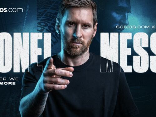 Lionel Messi diventa global brand ambassador di Socios.com