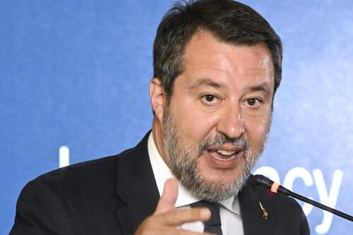 Salvini: "Stefani sarà il governatore più giovane. In Toscana? Non è colpa di Vannacci. E la pace è grazie a Trump"