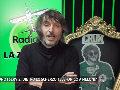 Stasera Italia, Cruciani smaschera lo scherzo a Meloni: non sono riusciti nell'intento
