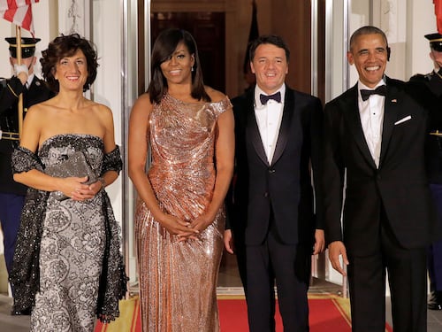 Renzi demolition man, l'orto di Michelle e i vestiti di Armani, ecco la cena alla Casa Bianca