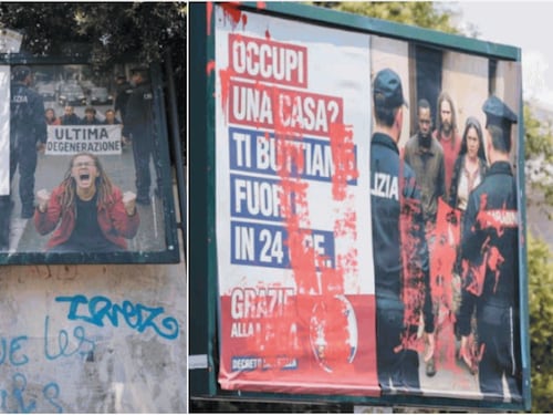 Manifesti censurati, Lega all'attacco di Gualtieri: "Ecco le immagini vere"