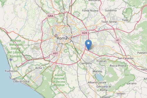 Roma, scosse di terremoto a sud est della città. Epicentro a nord di Ciampino