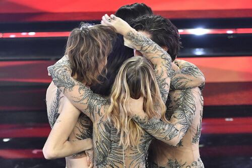 I Maneskin vincono Sanremo 2021, secondo posto per Fedez-Michielin, terzo Ermal Meta