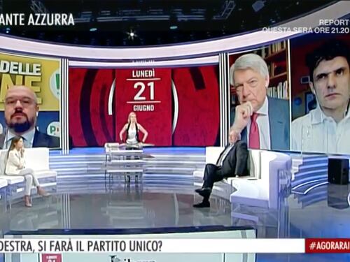 Rissa ad Agorà, Storace sotterra Massimo Galli: "Quando con i pazienti?". Poi il colpo di scena sulla pensione