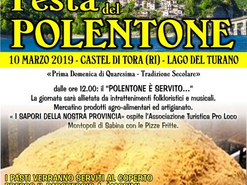 Il polentone di Castel di Tora va in scena il 10 marzo