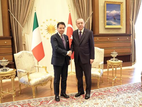LIBIA, CONTE INCONTRA ERDOGAN "CESSATE IL FUOCO SIA PERMANENTE"