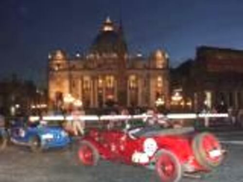 La "Mille Miglia" sbarca a Roma