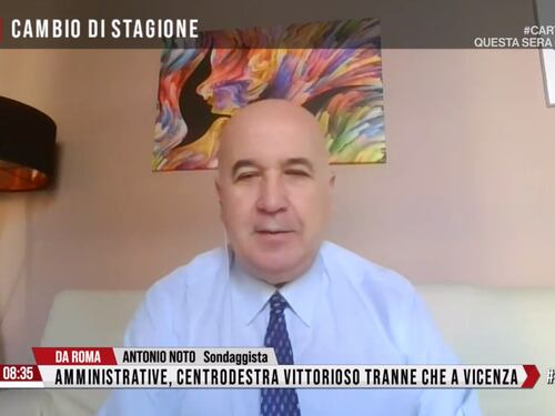 Agorà, l'analisi del sondaggista Antonio Noto: sinistra in stato confusionale