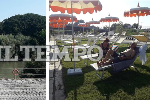 Apre Raggi Beach ma la spiaggia sul Tevere è un cantiere aperto