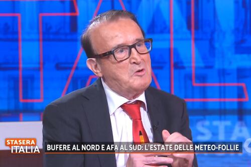 Stasera Italia, l'allarme di Giuliacci: "Perché saranno molto violenti"