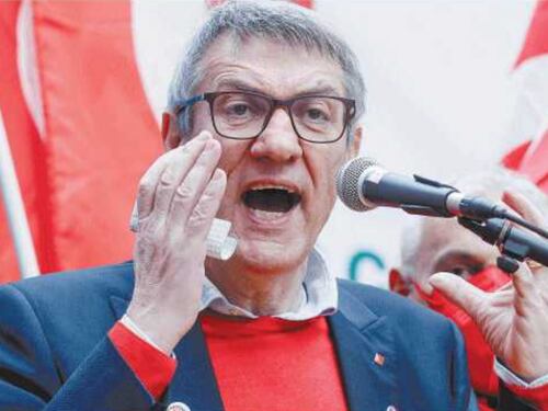 Corteo Cgil a Roma, la sinistra è aggrappata a Maurizio Landini
