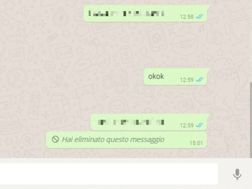 Su WhatsApp è già possibile eliminare i messaggi inviati