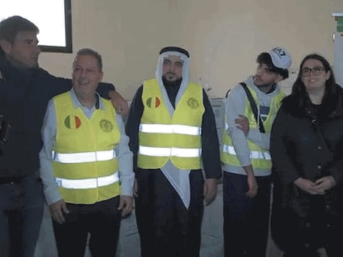Abbracci, conferenze e selfie. Da Dibba alla Ascari che sfilavano con Hannoun alla sinistra in barca con Flotilla