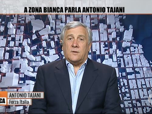 Zona Bianca, Antonio Tajani spiazza tutti: "Siamo su Scherzi a parte?" Centrosinistra sotterrato