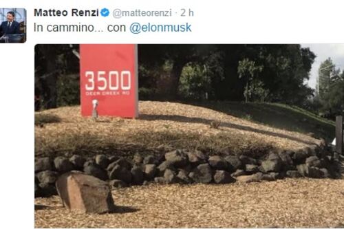 Renzi fa l'americano nella Silicon Valley: "La politica litiga, io penso al futuro"