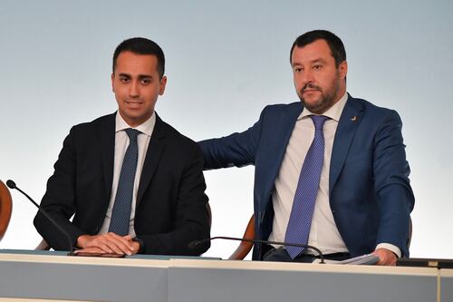 Terremoto Etna, Salvini e Di Maio a Catania
