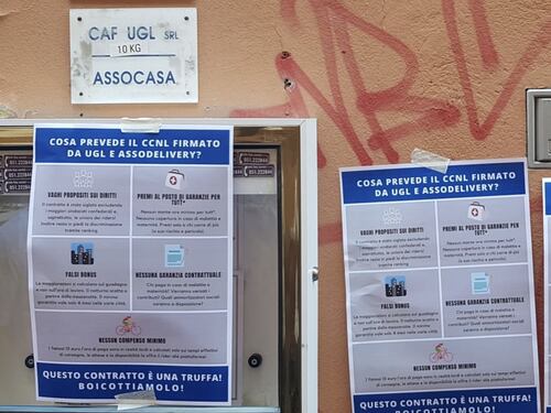 I centri sociali attaccano l'Ugl. Ecco i mezzi dell'era comunista