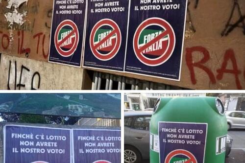 Lazio, nuovi manifesti anti-Lotito: "Finché c'è lui...". E Forza Italia risponde