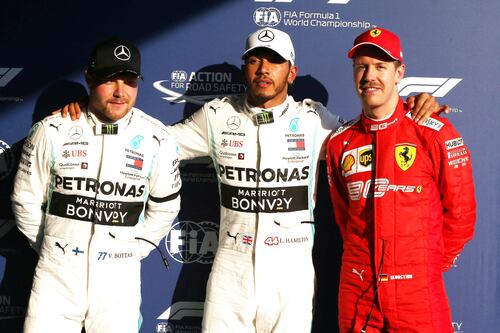 Si riparte da Hamilton, le Ferrari rincorrono