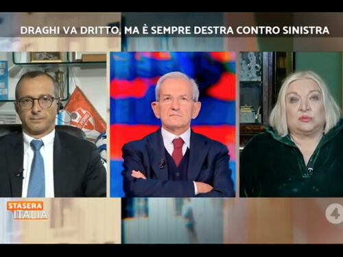 Stasera Italia, Maria Giovanna Maglie contro il silenzio di Mario Draghi: c'è un problema di ordine pubblico