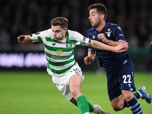 La Lazio si fa rimontare. Beffa a Glasgow