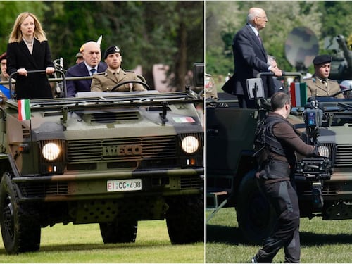 Meloni sul mezzo militare, l'ultima cantonata sinistra: Crosetto smonta il bluff con tre foto