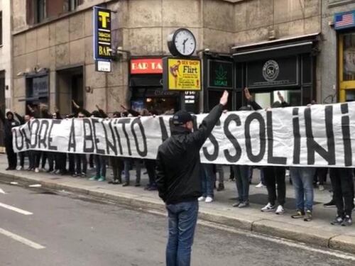 "Onore a Mussolini", ultrà della Lazio infiammano il 25 aprile
