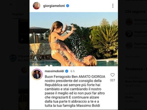 Massimo Boldi linciato sui social, cosa ha scritto a Giorgia Meloni: scatta l'odio