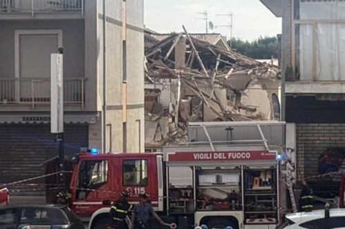 Marche, lo scoppio poi il crollo della palazzina: un morto e due feriti. Cosa è successo