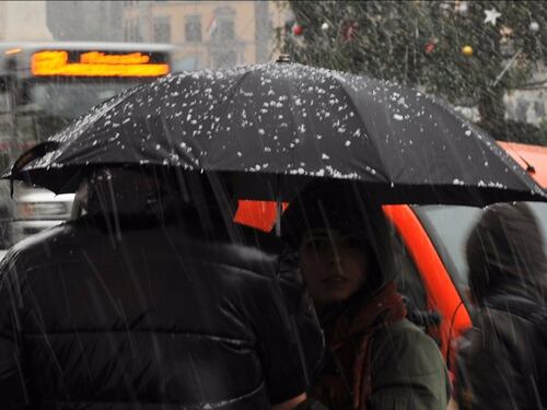 La neve arriva anche a Roma. Primi fiocchi a Ostia e Fiumicino