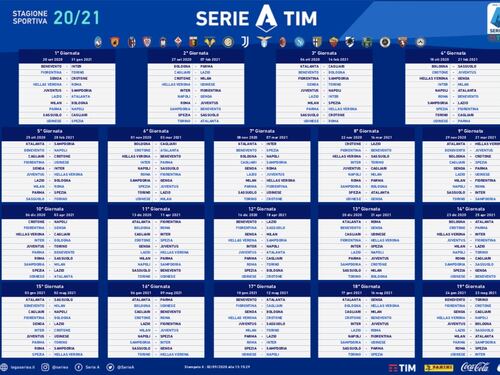 Ecco il calendario della Serie A: subito Lazio-Atalanta, poi Roma-Juve. Alla penultima il derby della Capitale